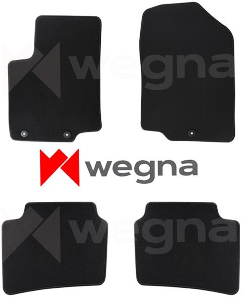 WEGNA HALI PASPAS SİYAH HYUNDAI ACCENT BLUE 2010-2018 PASPAS OEM: PASPAS - WEGNA MAT088 kodlu oto yedek parça görseli