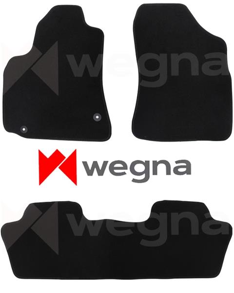 WEGNA HALI PASPAS SİYAH PEUGEOT PARTNER TEPEE 90 HP 2008-2018 OEM: PASPAS - WEGNA MAT133 kodlu oto yedek parça görseli