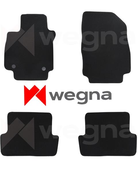 WEGNA HALI PASPAS SİYAH RENAULT CLIO 4 2013-2019 PASPAS OEM: PASPAS - WEGNA MAT149 kodlu oto yedek parça görseli