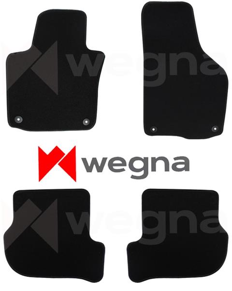 WEGNA HALI PASPAS SİYAH SKODA OCTAVIA 2 2004-2012 OEM: PASPAS - WEGNA MAT162 kodlu oto yedek parça görseli
