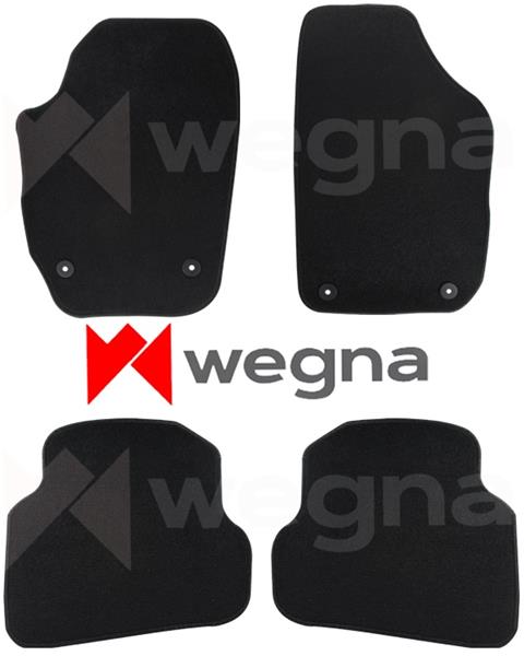 WEGNA HALI PASPAS SİYAH SEAT IBIZA 2003-2008 PASPAS OEM: PASPAS - WEGNA MAT166 kodlu oto yedek parça görseli