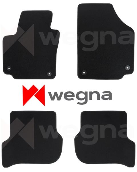 WEGNA HALI PASPAS SİYAH SEAT LEON 2006-2012 PASPAS OEM: PASPAS - WEGNA MAT169 kodlu oto yedek parça görseli