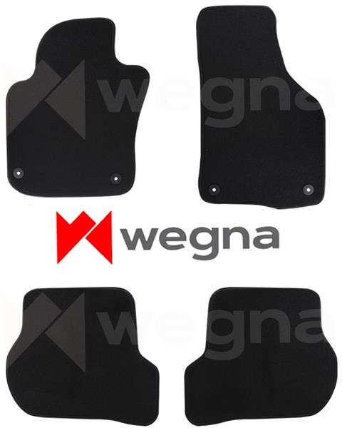 WEGNA HALI PASPAS SİYAH VW GOLF 5 2003-2009 PASPAS OEM: PASPAS - WEGNA MAT181 kodlu oto yedek parça görseli