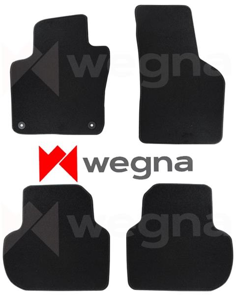 WEGNA HALI PASPAS SİYAH VW PASSAT B7 2011-2015 PASPAS OEM: PASPAS - WEGNA MAT187 kodlu oto yedek parça görseli