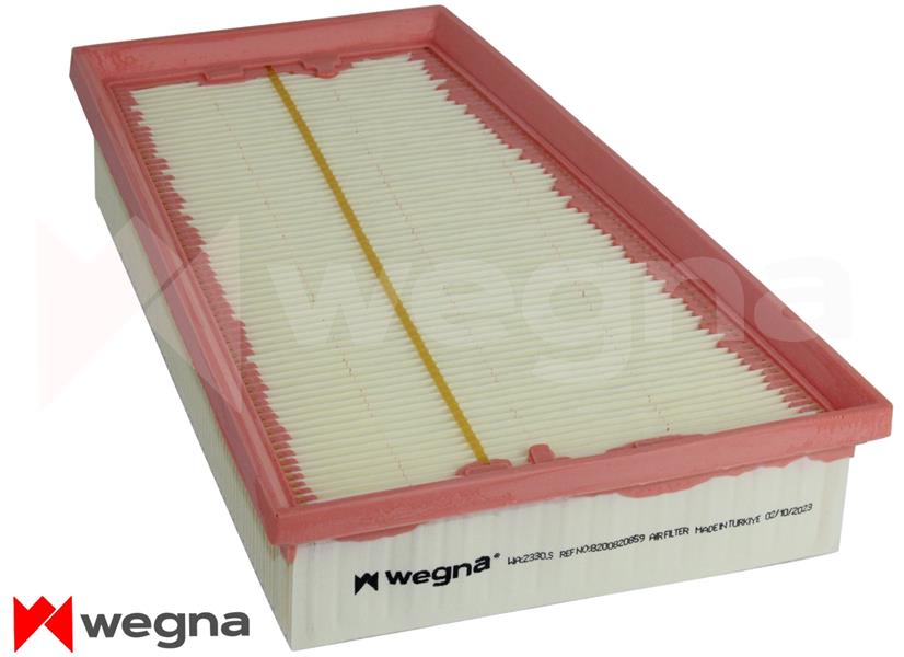 WEGNA HAVA FİLTRESİ MEGANE III 08 15 GRAND SCENIC III 09 FLUENCE 09 1.2TCe 1.4TCe 1.5dCI 1.6 1.9dCI 2.0 SUNGERLI 8200820859-165465434R-165467751R OEM: 8200820859-165465434R-165467751R - WEGNA WA2330.S kodlu oto yedek parça görseli