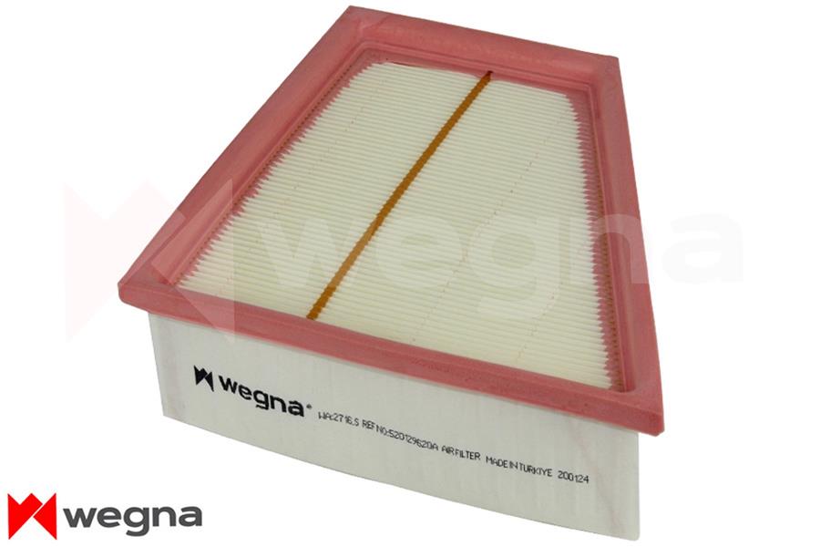 WEGNA HAVA FİLTRESİ CORDOBA 02-09 - POLO 01- - IBIZA IV 02-09 1.4TDI-1.8T-1.8GTI-1.9TDI SÜNGERLİ C 2295/4 OEM: 5Z0129620A-6Q0129620-6Q01296620 - WEGNA WA2716.S kodlu oto yedek parça görseli