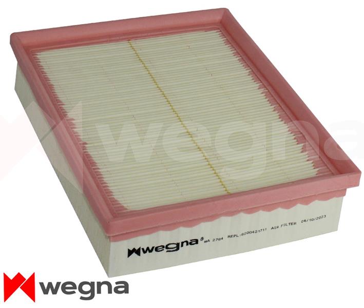WEGNA HAVA FİLTRESİ LAGUNA II 1.9DCI-1.6 16V-2.0 16V-2.2DCI- ESPACE IV 1.9DCI-2.0DCI-2.0TURBO C 24123/2 7700111834-8200799782-8200421711 OEM: 7700111834-8200799782-8200421711 - WEGNA WA2784 kodlu oto yedek parça görseli