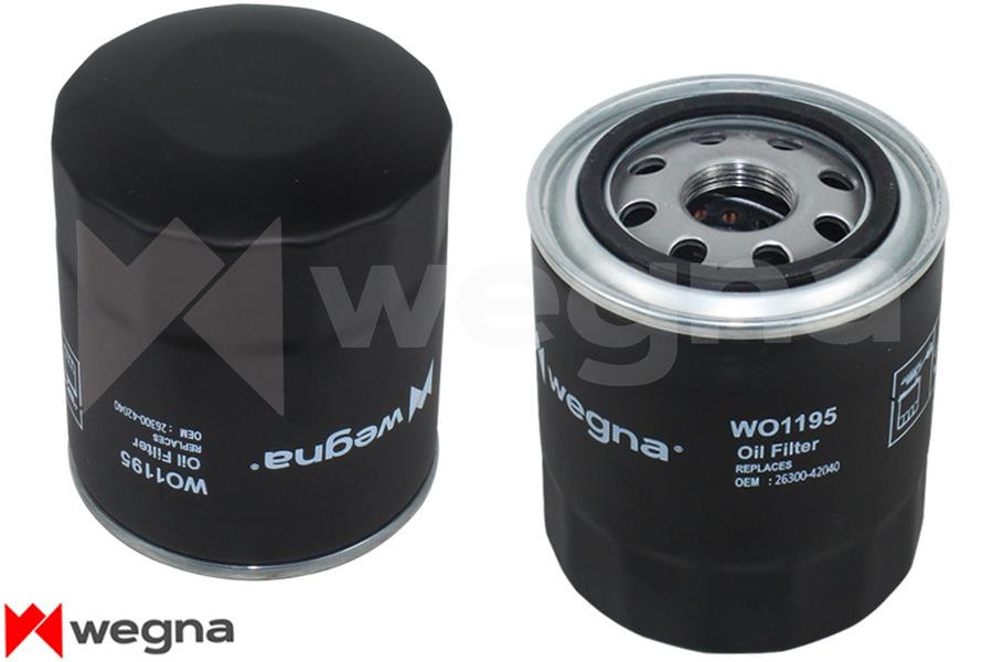 WEGNA YAĞ FİLTRESİ H100 2.5 TCI-STARE 97- 2.5 TDCI - H1 01- 2.5 CRDI İNCE TİP W 930/26 2630042040-2630042030-K55114302 OEM: 2630042040-2630042030-K55114302 - WEGNA WO1195 kodlu oto yedek parça görseli