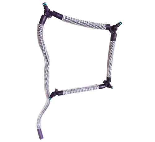 WINTECH ENJEKTÖR GERİ DÖNÜŞ HORTUMU P307-P407-P607-P807-EXPERT-C4-C5-JUMPY-C8-FOCUS-CMAX-MONDEO 2.0HDİ DW10 9659113480-9674975980 OEM: 1574.HL-3M5Q9K022AC - WINTECH 0500148 kodlu oto yedek parça görseli