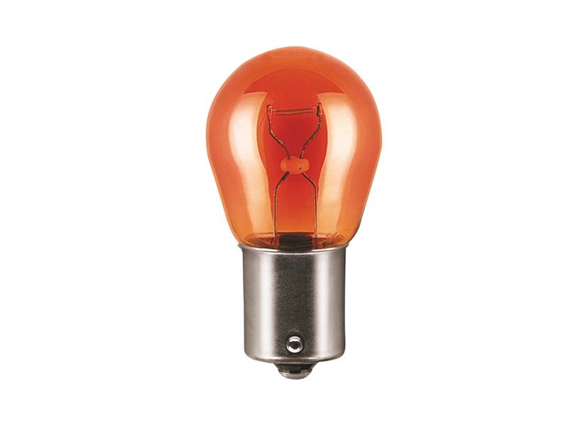 WOLFRAM AMPUL 12V PY21W 21 BAU15s 93 AMPUL YAN TIRNAK SARI STOP-SİNYAL ve PARK SERİSİ 7507  - WOLFRAM 27897 kodlu oto yedek parça görseli