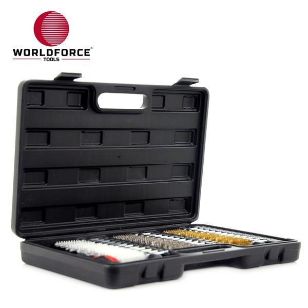 WORLDFORCE ENJEKTÖR KANAL TEMİZLEME FIRÇA SETİ 38 PARÇA GARAJ EKİPMANLARI HIRDAVAT  - WORLDFORCE 11032 kodlu oto yedek parça görseli