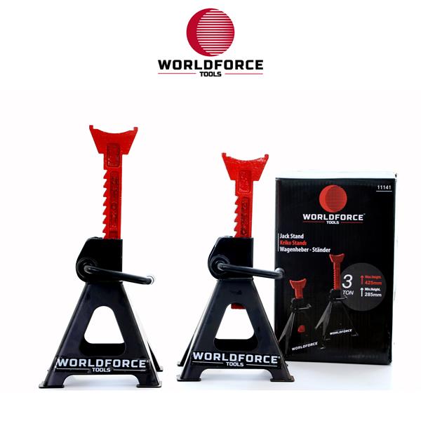 WORLDFORCE KRİKO STANDI 3 TON GARAJ EKİPMANLARI HIRDAVAT  - WORLDFORCE 11141 kodlu oto yedek parça görseli