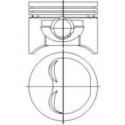 YENMAK MOTOR PİSTON SEGMAN TMPR-SLX 1600 86.40 ÇAP 0.60  - YENMAK 31-03395-060 kodlu oto yedek parça görseli