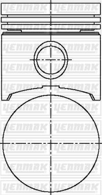YENMAK MOTOR PİSTON SEGMAN STD R1227-R1397-R2387-R4 2430-R4 BREAK LONG-R4 F6R 2370-R4 FOURGON NETTA OEM: 7700743329 - YENMAK 31-03901-000 kodlu oto yedek parça görseli