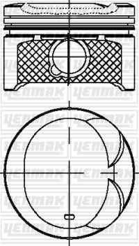 YENMAK PISTON SEGMAN 0.50 COROLLA 1.6 VVTI 02-06  - YENMAK 36-03990-050 kodlu oto yedek parça görseli