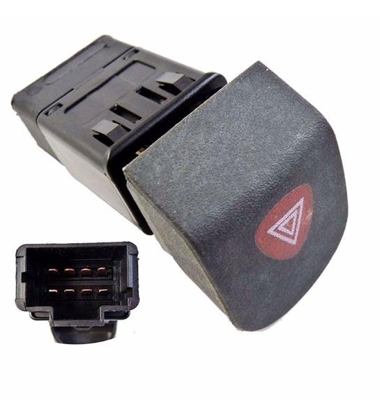 ZENON DÖRTLÜ FLAŞÖR ANAHTARI RENAULT KANGOO 01 7700308821-8200090307-8200523539 OEM: 7700308821-8200090307-8200523539 - ZENON RN7561 kodlu oto yedek parça görseli