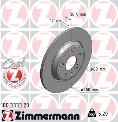 ZIMMERMANN ARKA FREN AYNASI A4-A5 1.8-2.0 07 A6 1.8-2.0 11 A7 2.0-2.8 11 Q5 2.0 09 986479382-DF4848 8K0615601B-08A75910 OEM: 8K0615601B-08A75910 - ZIMMERMANN 100.3333.20 kodlu oto yedek parça görseli
