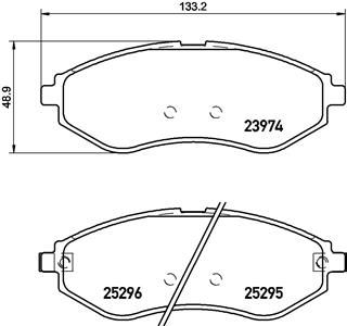 104634221 ÖN FREN AYNASI MOKKA 12 CHEVROLET TRAX 12 300x26x5DL HAVALI 13502059-569091