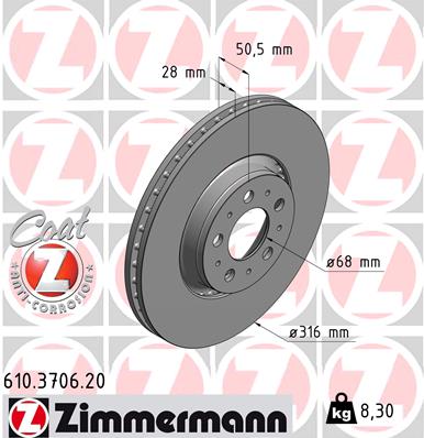 116114795 ON FREN DISK AYNA VOLVO S60 I 2.0 T -2.4 00 10 V70 II 2.4 05 08 XC90 I D3 / D5 09 14 30636074-30736406-31423325-30636074