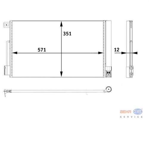 133823831 RADYATÖR ARA HORTUMU R19 1.7-OPEL CORSA 7700742233