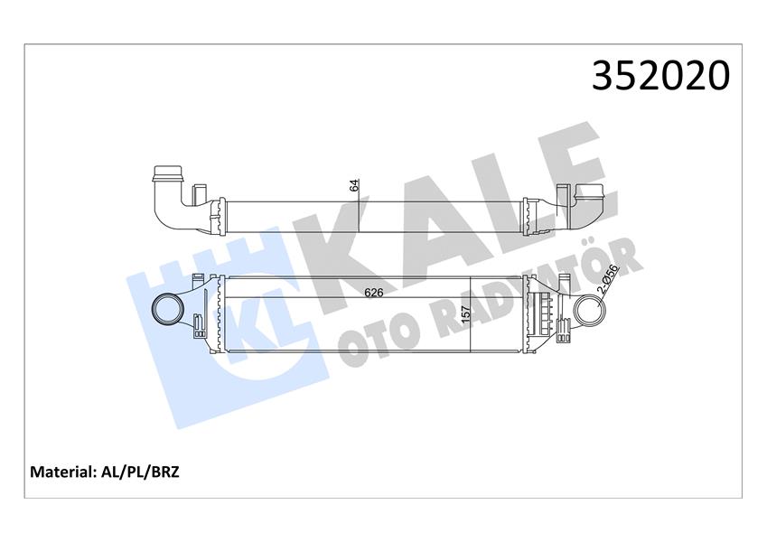 140544355 YAĞ SOĞUTUCUSU MEGANE III-IV SCENIC III-TRAFIC III-KADJAR-TALİSMAN-QASHQAI-VIVARO-VITO 1.6 DCİ 12 152085948R