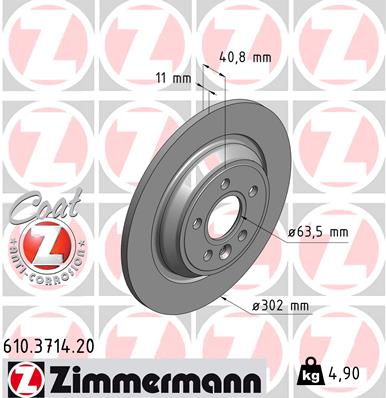 141650005 ARKA FREN AYNASI VOLVO XC90 2.5T-3.2AWD-D3-D5-T6 2002 2012 17 JANT 308x20x5DLxHAVALI 986479320-DF4338 8624926-31423152