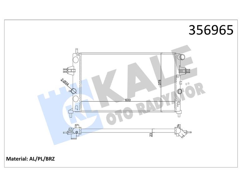 168032831 TERMOSTAT 82C COROLLA E10 90-01 - AVANSIS 1.6-1.8-2.0 97-00 - HYUNDAI İ10 1.1 08 GETZ 1.1 02 9008023002-9091603069-2550002500