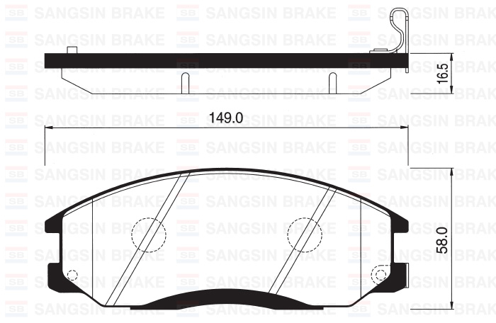 192072691 ÖN FREN BALATA KIA CERATO 2.0L D4EA dizel 04-06 / 1.6L G4EE benzinli 05- 581012FA10-581012FA20