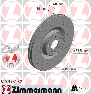 201518105 ON FREN DISK AYNA VOLVO S60 I 2.0 T -2.4 00 10 V70 II 2.4 05 08 XC90 I D3 / D5 09 14 30636074-30736406-31423325-30636074