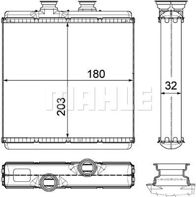 253464243 KALORIFER RADYATORU MERCEDES W204 W212 C218 R231 C190 R197 A2048300061