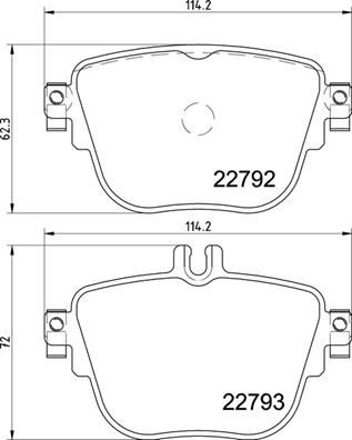 263037717 FREN BALATASI ARKA MERCEDES CITAN W415 12 . RENAULT KANGOO II 09 A4154210410-440604876R