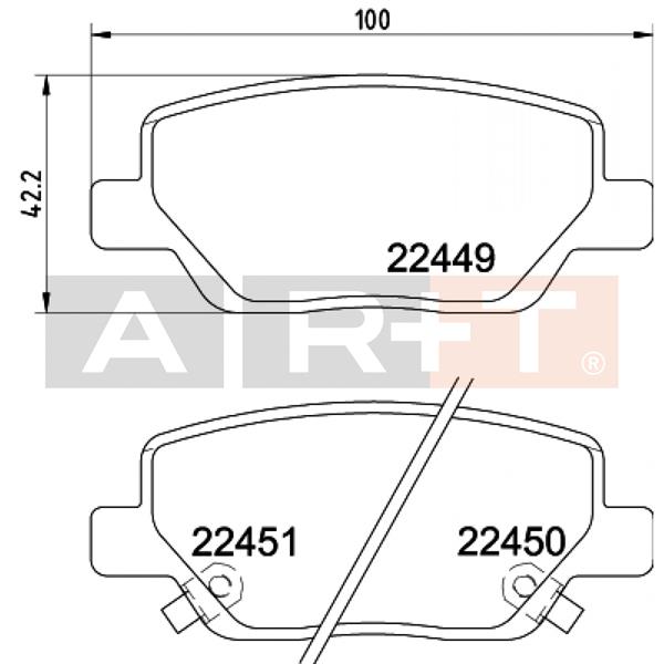 266027586 ARKA BALATA JAGUAR STYPE 2.5 V6-4.2 V8 02 XJ 3.0-3.5-4.2 03 09 C2C8342-C2C20585-XR830140