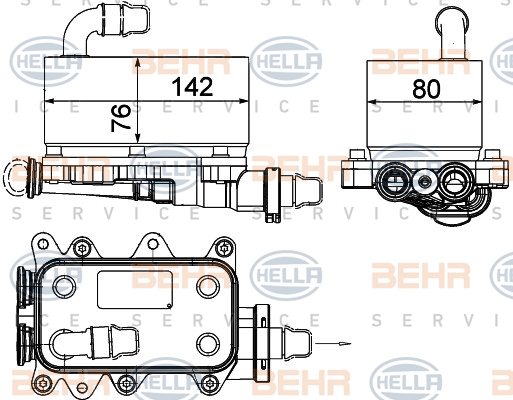 268926421 SU RADYATÖRÜ OPEL CORSA B-COMBO-TIGRA 1.2I 1.4I 1.6I 16V 93 AT AC MEKANİK 680x268x32 1300152-1300153-52459322