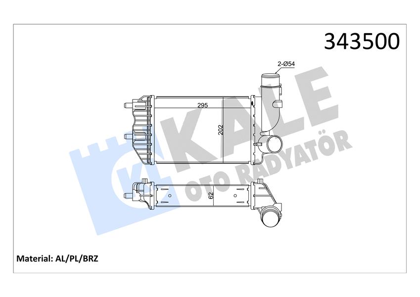 276974222 YAĞ SOĞUTUCU P206-P307-BIPPER-NEMO-SAXO II EŞANJÖR VOLVO S40 1.6D S60 D2 S80 1.6D V40 V50 V70 SUZUKI SX4 1.6DDIS FORD FIESTA CMAX FUSION 1103.K2