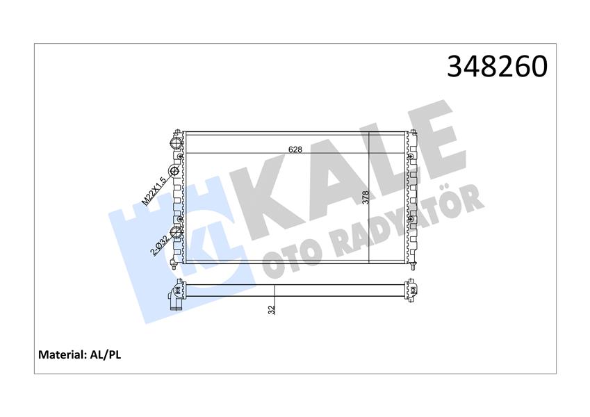 298869553 YAĞ SOĞUTUCUSU BORA-CADDY-GOLF4/5-JETTA-PASSAT-POLO-A3-LEON-CRAFTER-T5 1.4-1.9-2.5 TDI KALIN TİP 028117021B-028117021K-028117021L