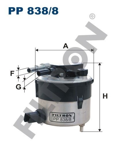 321984461 YAKIT FİLTRESİ TRANSİT V348-V347 2.2-2.4-3.2 TDCI 200PS 06 11 EURO4 1370779-6C119176AB-6C119176AA