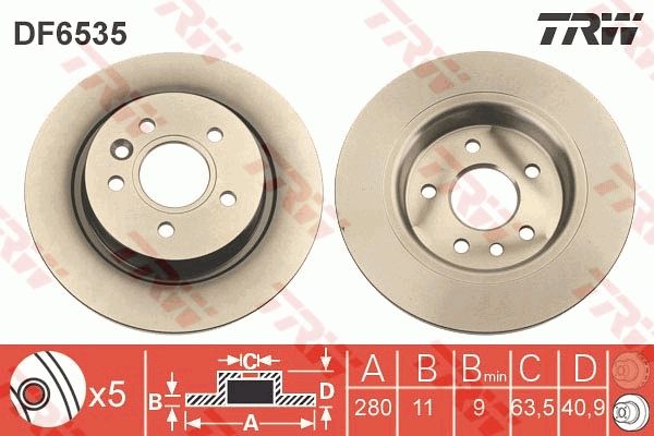 344614926 ARKA FREN AYNASI VOLVO XC90 2.5T-3.2AWD-D3-D5-T6 2002 2012 17 JANT 308x20x5DLxHAVALI 986479320-DF4338 8624926-31423152