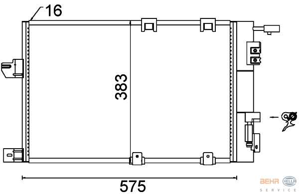 379531603 RADYATÖR ARA HORTUMU R19 1.7-OPEL CORSA 7700742233