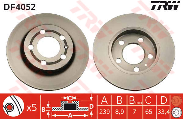 417565128 FREN LIMITORU CADDY II 1.6/1.9D 96-00 GOLF III 91-99 LUPO 99-05 VENTO 91-98 FELICIA I-II-OCTAVIA 97- 1H0612151