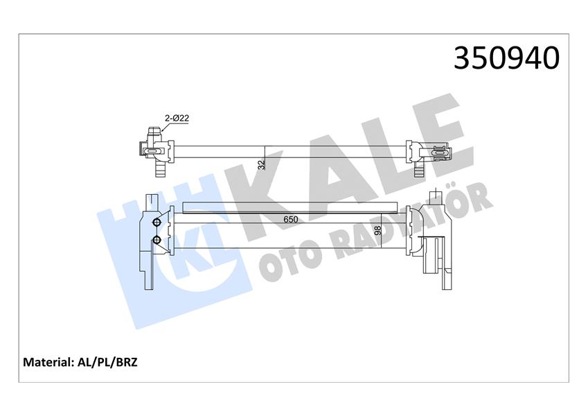 451526979 YAĞ SOĞUTUCUSU A4-A5-A6-A7-Q5-TOUAREG CLAB-CDUC-CLAA 3.0 TDI 08- FEBI 109681 059117021R-059117015P