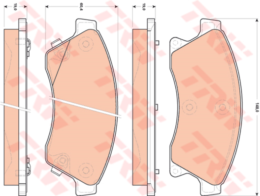 458281122 ÖN FREN AYNASI MOKKA 12 CHEVROLET TRAX 12 300x26x5DL HAVALI 13502059-569091