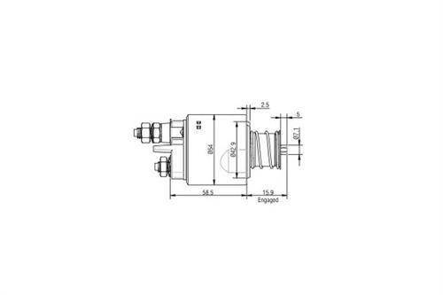 475683304 AKÜ TAKVİYE KABLOSU 1000 AMP 2.3 MT