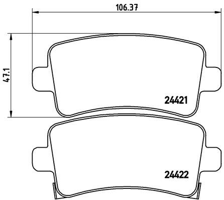 561591810 ÖN FREN AYNASI MOKKA 12 CHEVROLET TRAX 12 300x26x5DL HAVALI 13502059-569091