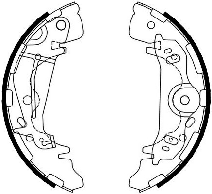 564392223 ARKA PABUÇ BALATA HYUNDAI ACCENT 1.3 1.5I 94-00 180x32 5830522A01