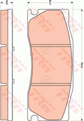 569849617 ARKA FREN BALATASI PEUGEOT P3008 09 16 P5008 09 17 P508 10 18 P308 GTI-RZC 10 14 CITROEN C4 09 16 DS4-DS5 11 15 1608681680-4254.46-4254.44-4254.35