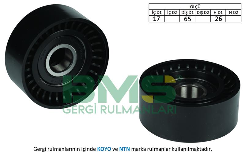 643376590 KAYIS GERGI RULMANI BMW E46 E39 E38 E36 E53 Z3 Z4 11281433571