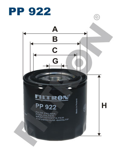 664516366 YAKIT FİLTRESİ TRANSİT V348-V347 2.2-2.4-3.2 TDCI 200PS 06 11 EURO4 1370779-6C119176AB-6C119176AA