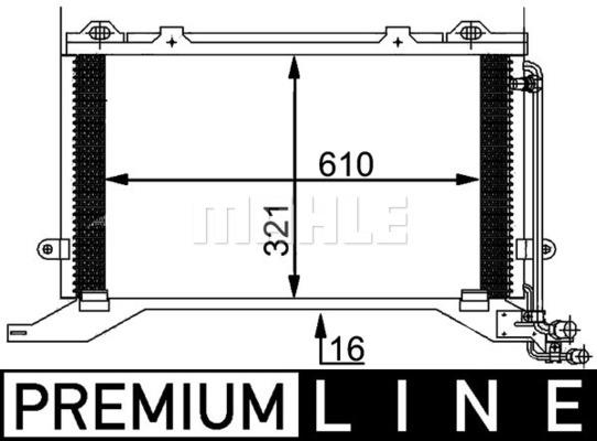 671725648 KLIMA RADYATORU MERCEDES W202 S202 C208 A208 A2028300770