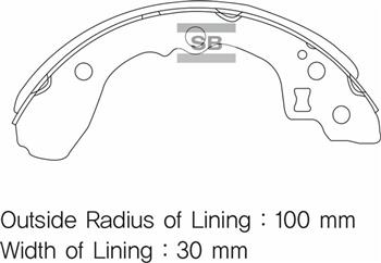 681630355 ÖN FREN BALATA SKODA FAVORIT 1.3L 88-97 / FORD SIERRA 1.3L 1.6L 2.0L 86-93 6166950-6174784-115430280