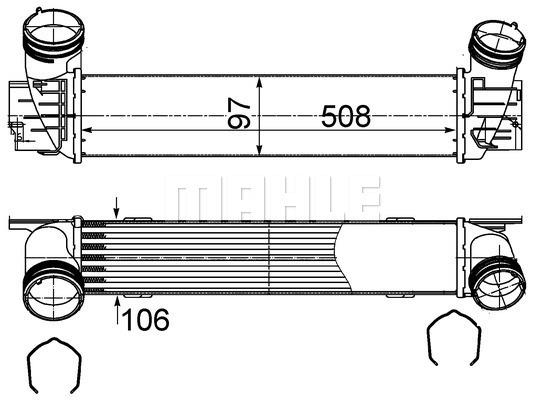 729120899 TURBOSARJ RADYATORU MERCEDES E-CLASS W210 S210 A2105000400